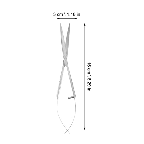 Balacoo Aquascaping Spring Scissors Stainless Steel Water Plant Aquarium Trim Tool