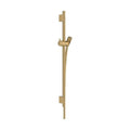 hansgrohe Unica Wallbar S, 24" Shower Slide Bar with Adjustable Handheld Shower Holder in Brushed Bronze, 28632140 - color: Brushed Bronze