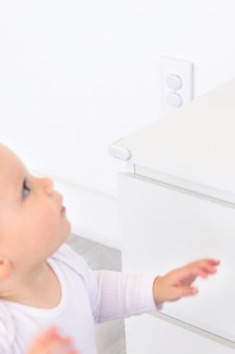 Ubbi Safety Bundle, Safeguarding and Baby Proofing Set, Includes 36 Outlet Covers, 16 Table Corner Protectors and 2 Pinch Guards, Child Safety Kit, White - size: One Size, style: White Safety Bundle