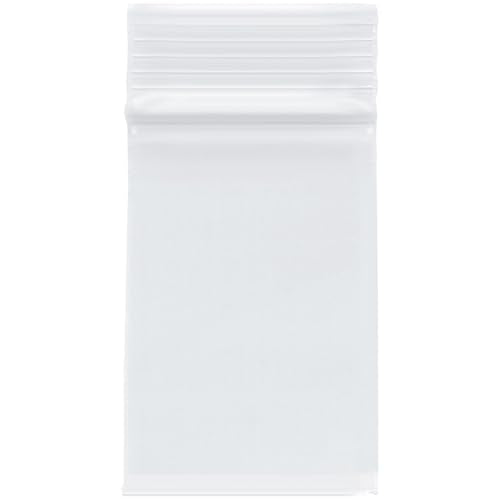 Collecting Warehouse 2" x 3" (Case of 1,000), 4 Mil Heavy Duty Plastic Reclosable Zipper Bags