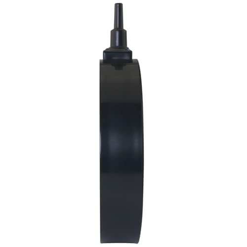 Black Quartz Sand Air Stone Round Bubble Diffuser 10.5mm Fish Tank Aerator Suitable for Hydroponic Systems Pond Aquariums