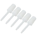 PATIKIL 1/8" Barb x 1/8" G Male Connector, 5 Pcs Plastic Hose Barb Fitting Industrial Hose Barb to Pipe Fitting Connect for Water Liquid Air Fuel - size: 1/8" x 1/8"