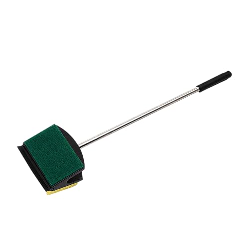 Aquarium Algae Scraper, Double Sided Fish Tank Scrubber with Long Handle for Glass/Acrylic/Plastic Tanks
