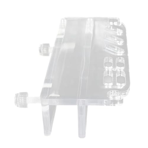 Water Plant Tool Holder,Acrylic Aquarium Tool Organizers with Multicompartments Holder for Fish Tanks Accessories