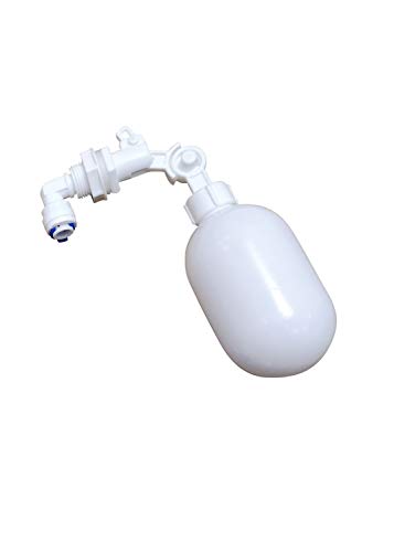 1/4" inch Tube Water Filter Float Ball Valve Adjustable Liquid Level for RO Water Reverse Osmosis System Fish Aquarium Pond Water Pump Reservoir Tank Mount Aquaculture 1 Piece