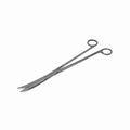 Aquarium Scissors Stainless Steel 12" Extra Long Water Grass Scissors for Aquatic Plants Pruning, Fish Tanks, Terrariums Used in Salt Water Fresh Water Landscape Maintenance Tools (Curved - Silver) - style: Curved - Silver
