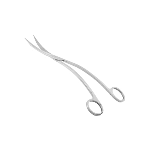 Stainless Steel Wave Scissors for Aquarium Plant Care Ergonomic Tool for Trimming Foreground Aquatic Plants for Fish Tank Enthusiasts and Aquascaping