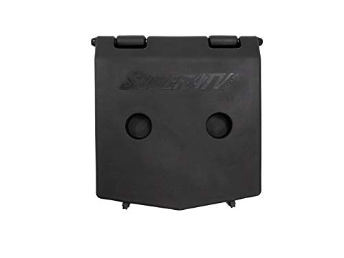 SuperATV Insulated Cargo Cooler Box for 2021+ Yamaha Wolverine RMAX 2 | Heavy Duty Bed Storage Box with Sealed Lid, Drain Plug, and Dual Cup Holders | 30-Liter Capacity