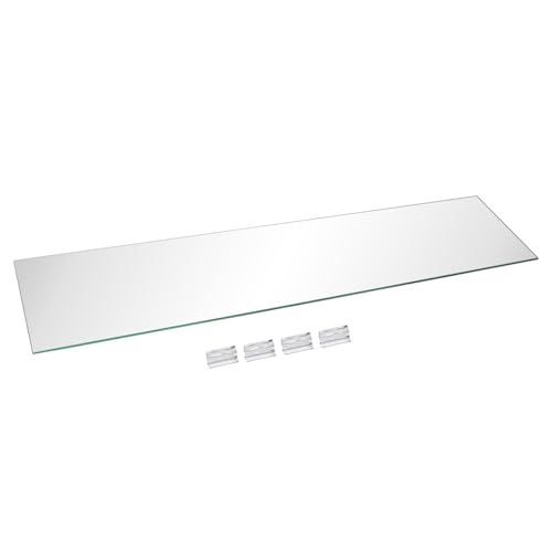 Aquatop Glass Lid and Clips for The HCA-12GT Tank, 3 mm Thick 22.8 in x 5 in, HCA-LID12GT