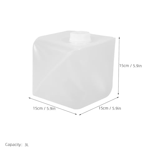 Toddmomy Collapsible Water Storage Tank Lid Flexible Plastic Water Container for Camping Outdoor Adventures and Emergency Supply Folding Bucket