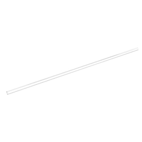 uxcell Polycarbonate Rigid Round Clear Tubing 3/16 Inch(4mm) ID x 1/4 Inch(7mm) OD x 1Ft(305mm) Length Plastic Tube - size: 4mm x 7mm x 305mm