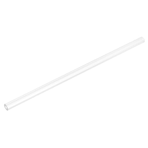 uxcell Rigid Round Clear Tubing 4mm(3/16") ID x 10mm(3/8") OD x 0.8Ft(250mm) Length Plastic Tube - size: 4mm x 10mm x 250mm