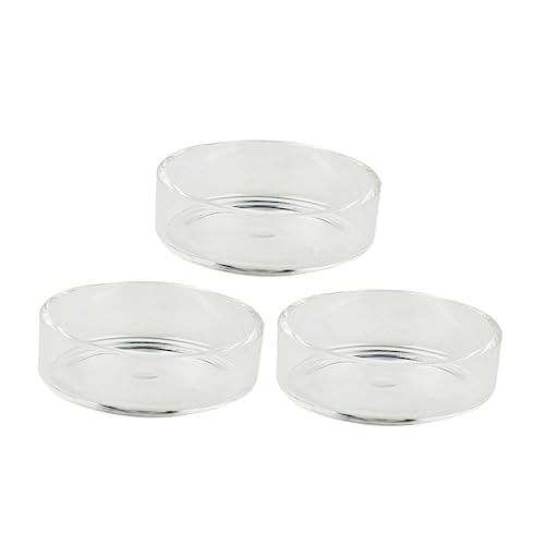 5pcs Crystal Shrimp Feeder Dish Round Shrimp Food Basin Aquarium Fish Feeder Feed Dish Tank Bowl - size: Size 2