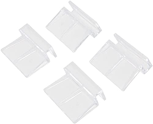 4Pcs Plastic Aquarium Fish Tank Glass Cover Clips Support Holders 6mm Lovely and professional