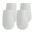 ALEGI 4 Pack Aquarium Filter Socks 4 inch by 7 Inch Long, 200 Micron - 4 Inch Ring Aquarium Felt Filter Bags - size: 4 by 7 In - 4Pack