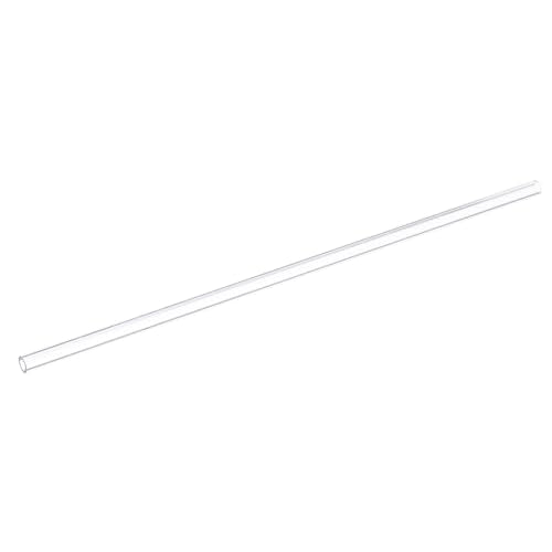 uxcell Polycarbonate Rigid Round Clear Tubing 0.22 Inch(5.6mm) ID x 0.35 Inch(8.8mm) OD x 1Ft(305mm) Length Plastic Tube - size: 5.6mm x 8.8mm x 305mm