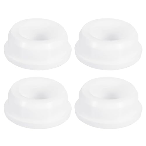 uxcell 4Pcs White Plug Holes, Waterproof Rubber Button Plug for 33.5mm / 1.32" Hole - size: 33.5mm