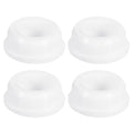 uxcell 4Pcs White Plug Holes, Waterproof Rubber Button Plug for 33.5mm / 1.32" Hole - size: 33.5mm