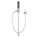 Automatic Fuel Transfer Pump - 3X More Powerful D Battery Powered, Extra Long Hose Fits All Size Cans, Portable Liquid Pump Transfers Gasoline, Water & More at 2.6 Gal/Minute