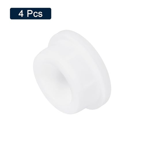 uxcell 4Pcs White Plug Holes, Waterproof Rubber Button Plug for 31mm / 1.22" Hole - size: 31mm
