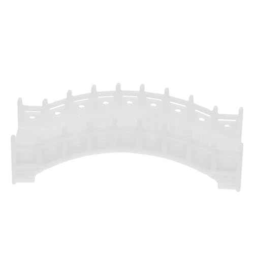 SHINEOFI 100 Scale Mini Arch Bridge Figurine for Fairy Garden and Bonsai Decoration, Plastic Micro Landscape Model for Terrarium and Fish Tank Scenery
