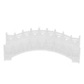 SHINEOFI 100 Scale Mini Arch Bridge Figurine for Fairy Garden and Bonsai Decoration, Plastic Micro Landscape Model for Terrarium and Fish Tank Scenery