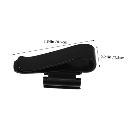 BESPORTBLE 8pcs Water Hose Fixing Clips for Aquariums Easy Installation Hose Clamps for Fish Tank Water Connection Space Saving and Versatile Fixing Tools - color: Black