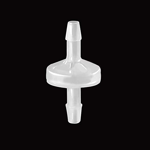 One Way Check Valve 5/32" (4MM) Hose Barb Non Return Ozone Resistance Plastic Valve for Water Fuel Oil Air Gas (Pack of 3) - size: 5/32 Inch, style: 3 Pcs