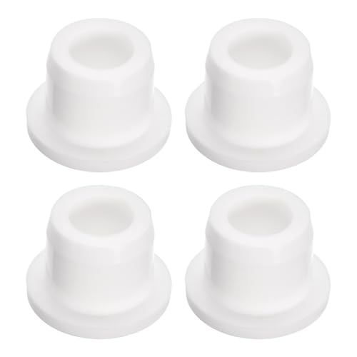 uxcell 4 Pieces White Plug Holes, T13 Waterproof Rubber Button Plug for 13mm / 0.51" Hole - size: 13mm