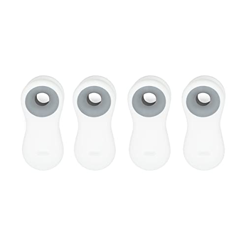 OXO Good Grips Magnetic All-Purpose Clips, White, 4-Pack - color: White, size: 4 Piece All-Purpose Set