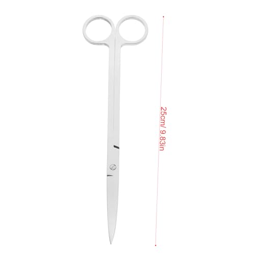 Stainless Steel Curved Tip Scissors Aquatic Plant Trimming Tools for Fish Tank Ergonomic Design Resistant Blades for Low-angle and High-angle Plant Care