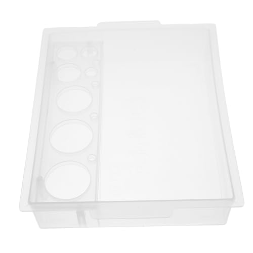Square Aquarium Plastic Test Tube Holder Rack Lab Tube Organizer Sturdy Pp Material