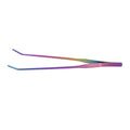 10.6Inch Stainless Steel Aquarium Tweezers Curved Design Ergonomic Non-Slip Grip for Planted Tank Fish Feeding Reptile Care(Curved Tweezers) - style: Curved Tweezers