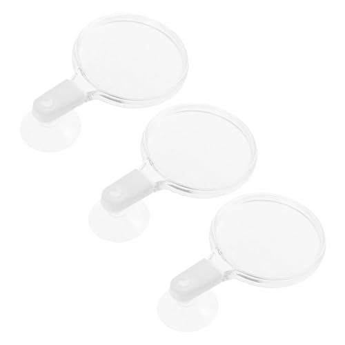 Abaodam Acrylic Fish Tank Magnifying Glass with Strong Suction Cup for Clear Observation of Small Animals Plants and Micro Landscapes in Aquariums and Home Tanks