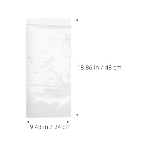 Veemoon 50Pcs Clear Plastic Fish Transport Bags Packing Bags for Aquarium Use for Pet Stores and Fish Farms Oxygen Supply Leak Resistant Shipping
