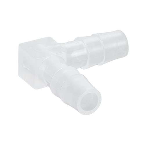 10Pcs Elbow Hose Barb Plastic Fitting 90 Degree Equal Barbed Joint L Shape - Wide Range of Use (6mm) - size: 6mm