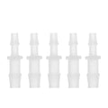 5 Pcs Aquarium Plastic Hose Barb Fitting 7/32" to 5/16" Hose ID Connectors Clear Plastic - size: 7/32"-5/16"