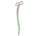 INOOMP Stainless Steel Aquarium Plant Trimming Scissors Rainbow Wave Blades Portable Aquatic Plant Cutter for Fish Tank Aquascaping Tools