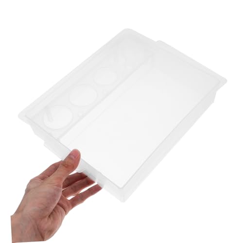 Square Aquarium Plastic Test Tube Holder Rack Lab Tube Organizer Sturdy Pp Material
