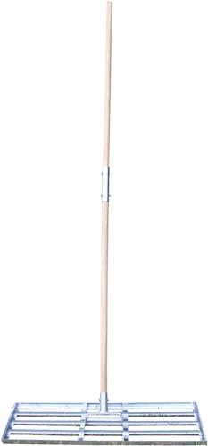 Standard Golf Levelawn Pro – 36" Lawn Leveling Rake with 72" Handle | Effortlessly Level Golf Courses, Lawns, & Gardens | Easy Assembly, Stainless Steel Tray | Perfect for Landscape Professionals - style: 36"