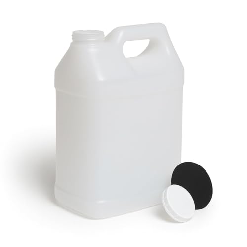 FastRack 2.5 Gallon Water Jug (Pack of 2) w/ 1 Black Rubber Cap Gripper | Reusable Plastic Jug with lid for Liquids | Heavy-Duty Water Container for Storage, Camping | BPA-Free Gallon Jugs with Lids - size: 2 Pack