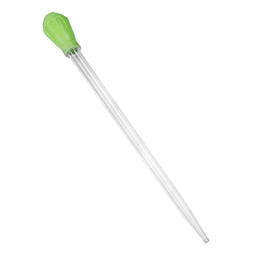 18.7in Long Turkey Baster for Aquarium, 50ml Long Pipette for Fish Tank Coral Food Feeder Syringe Aquarium Water Changer Siphon for Marine Fish Reef Aquatic Plant Spider, Green - color: Green, size: Long Syringe