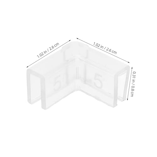 10pcs Transparent Aquarium Corner Guards Shaped Fish Tank Edge Protectors Easy Installation Durable for Enhanced Aesthetics and Safety