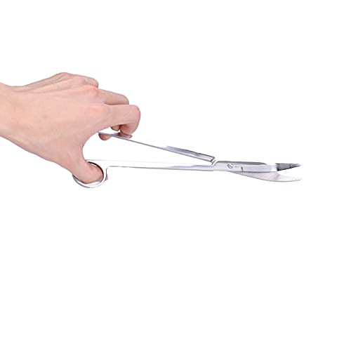 4 in 1 Aquarium Tool Set, Curved Tweezers, Scissors, Aquatic Spatula, Aluminum Alloy, Non Damaging, Ideal for Aquascaping, Plant Care, Fishkeepers