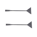 NOLITOY 2pcs Aquascaping Tool Fish Tank Plant Shovel Waterweed Grass Clipper Cleaning Tools for Aquarium Maintenance - color: Blackx2pcs, size: mediumx2pcs
