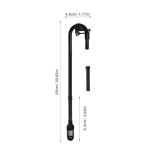 BESPORTBLE Aquarium External Canister Filter Inlet Outlet Tube, Fish Tanks Water Tubing with Intake, Inflow Outflow Kit, Easy Install Aquarium Filter Accessories, Black