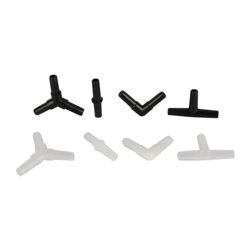 20Pcs Plastic Aquarium Air Pump Line Tubing Joints Tee/Straight/Elbow/Y Shaped Connectors Pipe Fittings(A-13) - color: A-13