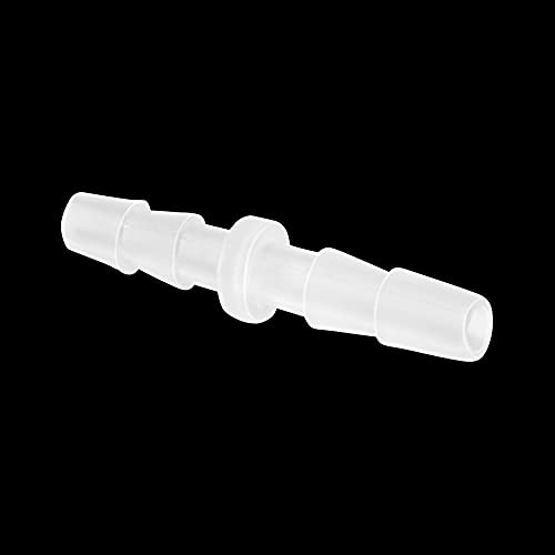 Feelers 3/16" x 3/16" Plastic Hose Barb Fitting 15 Pack, Equal Barbed Splicer Connector, Straight Union Adapter for Aquarium, Air Line, Fuel Line, Liquid Transfer - size: 3/16 inch, style: 15pcs-Straight