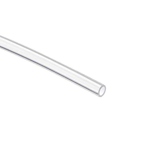 uxcell Silicone Tubing 1/16"(1.5mm) ID x 3/32"(2.5mm) OD 3.3ft(1m) Silicone Rubber Tube Air Hose Clear