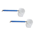 KOMBIUDA 2pcs Round Fish Tank Dip Net Telescopic Fishing Net for Aquariums Compact Design for Easy Storage for Home Fish Culture and Outdoor Use Random